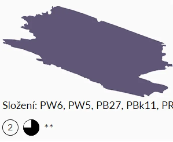 Olejová barva Umton 20ml – 0077 Paynova šeď světlá