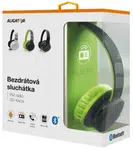 Bluetooth sluchátka ALIGATOR AH02, FM, SD karta, černo/zelená