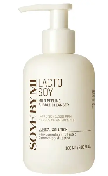 Some By Mi Čisticí peelingový gel Lactosoy (Mild Peeling Bubble Cleanser) 180 ml