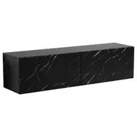 MID.YOU NÍZKÁ KOMODA, černá, 120/30/30 cm