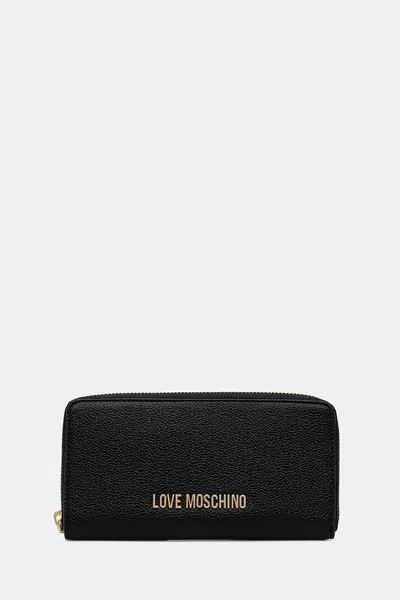 Peněženka Love Moschino dámská, černá barva, JC5700PP1NLD0000