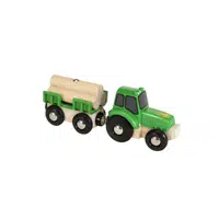 Dřevěný Traktor s nákladem
