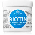 Kallos KJMN Professional Biotin maska pro tenké, slabé a lámavé vlasy 275 ml