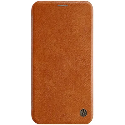 Nillkin Qin flipové pouzdro pro Samsung Galaxy S10 Lite brown