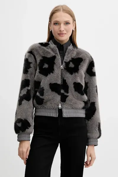 Bunda Silvian Heach COSTA šedá barva, přechodná, GPA25013PL