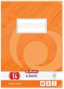Sešit notový A5/8 listů