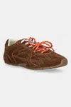 Semišové tenisky Nokwol Atlas Tan Suede dámské, hnědá barva, Atlas Tan Suede