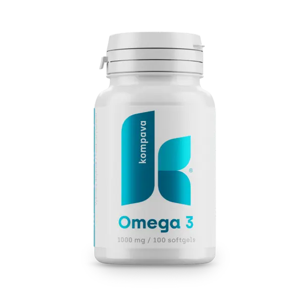 KOMPAVA Omega-3 mastné kyseliny 1000 mg 100 kapslí