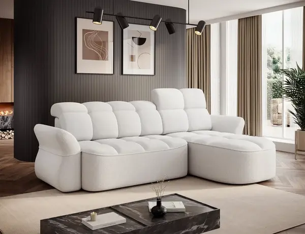 Sedací souprava Beneth Provedení: Pravá varianta, látka: Paolli 1