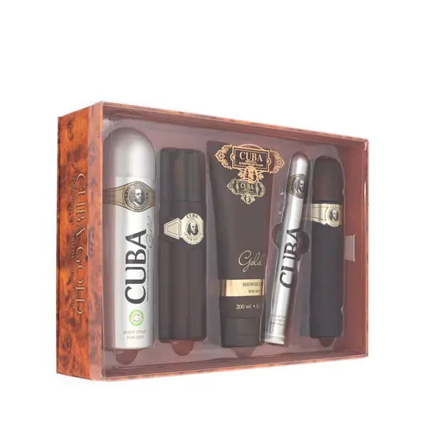 Cuba Gold EDT 100 ml + EDT 35 ml + AS 100 ml + DEO ve spreji 200 ml + SG 200 ml M