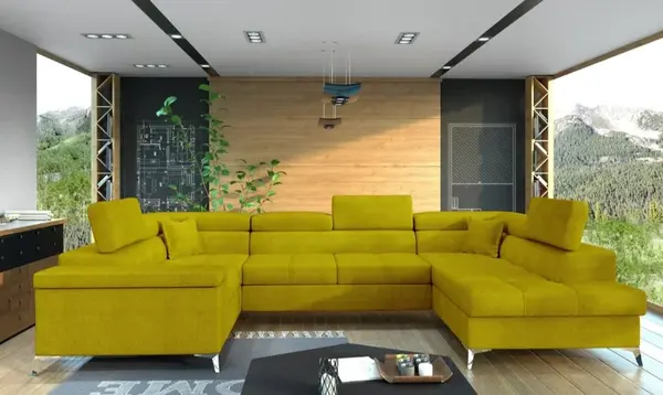 Sedací souprava Thiago Provedení: Pravá U, látka: Omega 68