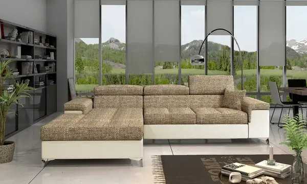 Sedací souprava Ricardo Provedení: Levá varianta, látka: Berlin 03/ Soft 33