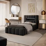 Postel Lamica 90 cm - kovový rám látka: Nube 6