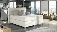 Boxspring Amadeo Rozměr: 160 x 200 cm, látka: Soft 33, Varianta: S LED osvětlení