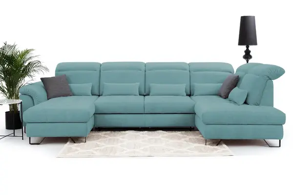 Sedací souprava Giovani do U - látka Urban Provedení: Levá U, Nožičky: Nožičky kovové - černé, látka: Urban 10