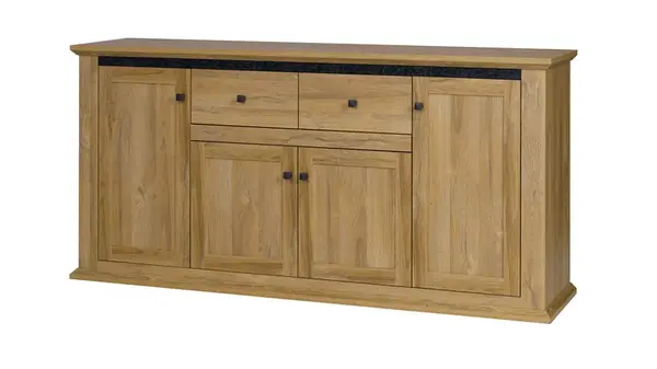 Komoda Mezo MZ9 Barva korpusu: Bílá alpská - dub grand