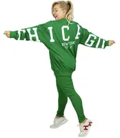 Pri Women's tracksuit loose sweatshirt + ribbed leggings CHICAGO