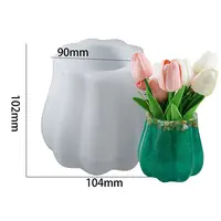 Wavy Vase DIY Food Grade Silicone Molds