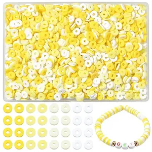 4 Colors Handmade Polymer Clay Beads