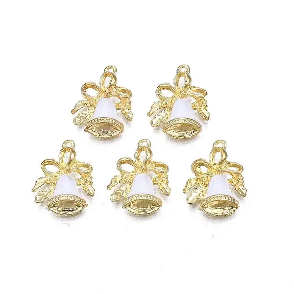 Rack Plating Alloy Enamel Pendants