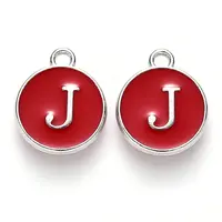 Platinum Plated Alloy Enamel Charms