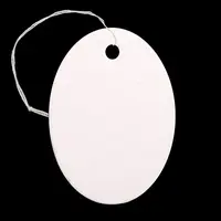 Oval Blank Hang tag
