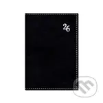 Denný diár NEAPOL 2026 (čierny) (12-mesačný, A5)