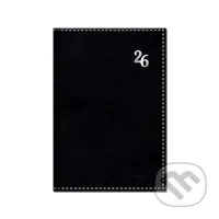 Denný diár NEAPOL 2026 (čierny) (12-mesačný, A5)