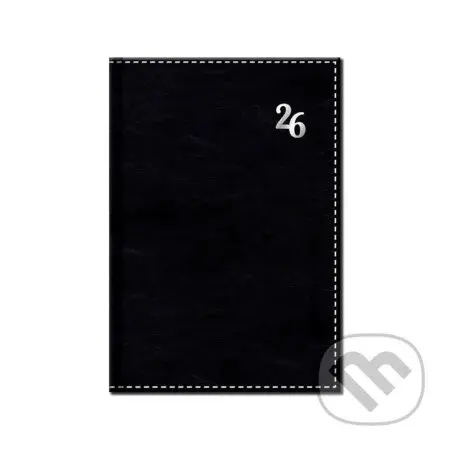 Denný diár NEAPOL 2026 (čierny) (12-mesačný, A5)