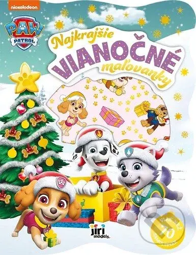 Najkrajšie vianočné maľovanky so samolepkami: Labková patrola - kniha z kategorie Omalovánky