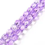 Transparent Glass Beads Strands