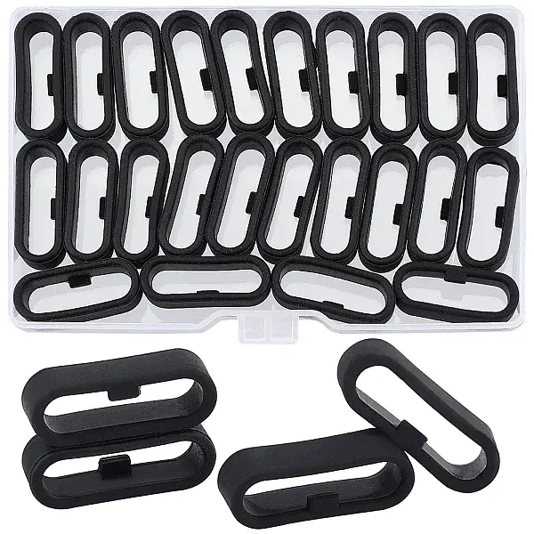 Silicone Replacement Watch Band Strap Loops