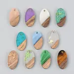 Resin & Walnut Wood Pendants