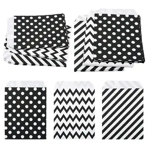 45Pcs 3 Styles Rectangle Kraft Paper Bags