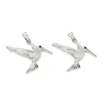 Brass Micro Pave Clear Cubic Zirconia Pendants