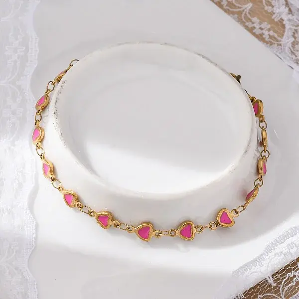 Ion Plating(IP) 304 Stainless Steel Link Bracelets