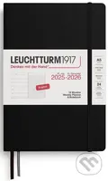 Weekly Planner & Notebook 2026 Medium (A5) 18 Months Black