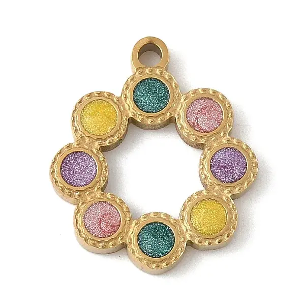 304 Stainless Steel Enamel Pendants