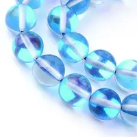 Synthetic Moonstone Beads Strands