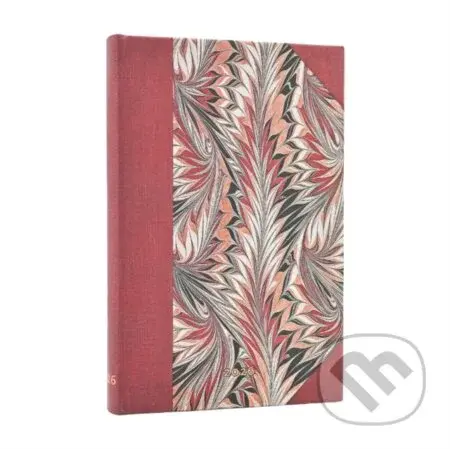 Paperblanks - týždenný diár Rubedo 2026 (mini, verso, elastické zatváranie)