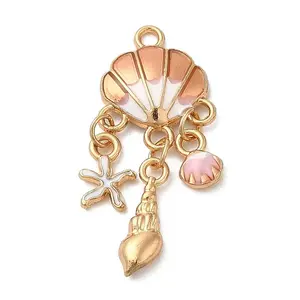 Alloy Enamel Pendants