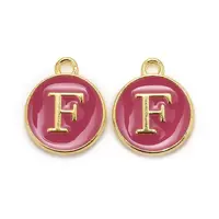 Golden Plated Alloy Enamel Charms