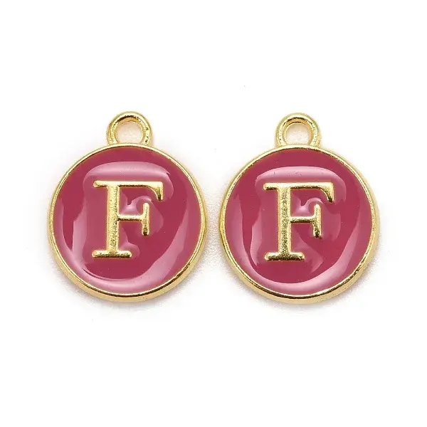 Golden Plated Alloy Enamel Charms