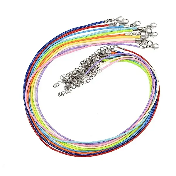 Braided Waxed Cotton Cord Necklace Making