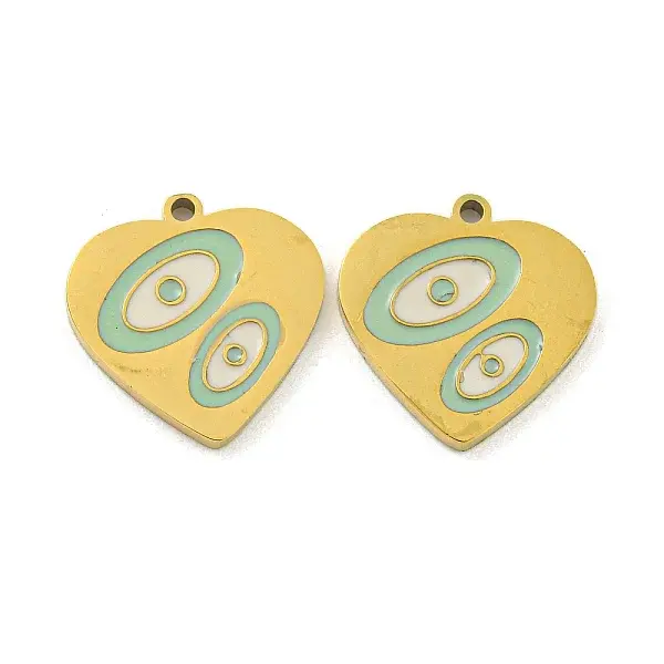 316 Surgical Stainless Steel Enamel Charms