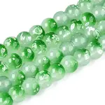 Baking Paint Glass Beads Strands