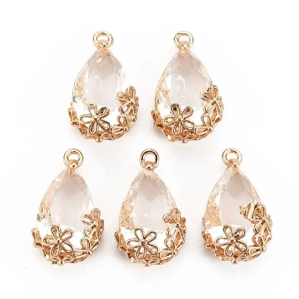 Transparent Glass Pendants