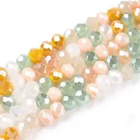 Electroplate Glass Beads Strands