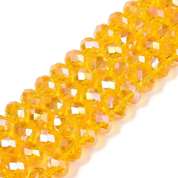 Electroplate Glass Beads Strands
