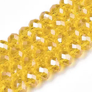Electroplate Glass Beads Strands
